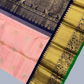 Pure Handwoven Gadwal Silk Saree Rose Pink -194
