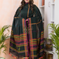 Forest Green Jamdani 2-Piece Set Kurti & Dupatta (UNSTITCHED) - 633