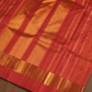 Silk Mark Certified Handloom Kanjivaram Silk Saree  |  Rust Orange