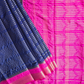 Classic Mysore Silk Saree  |  Navy Blue