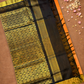 Handloom Korvai Silk Cotton Saree  |  Tangerine Orange