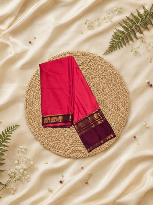 Classic Mysore Silk Saree  |  baby pink
