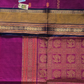 Kanchi Cotton|Magenta & Mustard Yellow/ Dark Purple