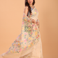 Tussar Silk Jamdani Saree With Pale Brown - 139
