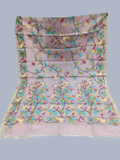 Handwoven Pure Handwoven Pure Muslin Saree  |  Baby Pink