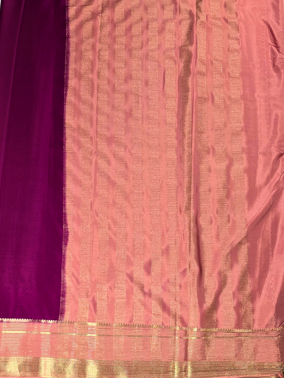Classic Mysore Silk Saree  |  Wine Purple