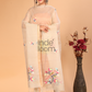 Pure Handloom Tussar Silk Jamdani Dupatta With Beige Brown - 011