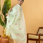 Classic Kota Doria Cotton Unstitched 2-Piece Kurti | Pista Green