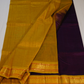 Pure Handloom Korvai Saree |Grape Purple
