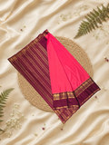 Mysore Silk Saree With Baby Pink