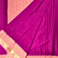 Classic Mysore Silk Saree  |  Wine Purple