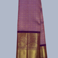 Pure Handwoven Gadwal Silk Saree With Bright Pink -034