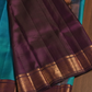 Silk Mark Certified Handloom Kanjivaram Silk Saree  |  Cyan Teal