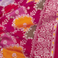 Pure Banarasi Exclusive Ektara Kora JAMDANI Tilfi saree  | Deep Fuchsia