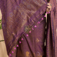 Bright Pink Organic Linen 2-Piece Set Kurti & Dupatta (UNSTITCHED) - 010