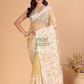 Organza Embroidery Saree With Light Green - 113