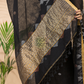 Rich Black Linen X Line 2-Piece Set Kurti & Dupatta (UNSTITCHED) - 121