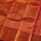 Silk Mark Certified Handloom Kanjivaram Silk Saree  |  Fire Orange
