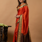 Classic Mysore Semi Silk Saree | Burnt Orange