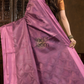 Grape Pink Cotton Silk Saree - 002