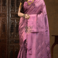 Grape Pink Cotton Silk Saree - 002