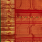Handwoven Pure Gadwal Silk Saree  | Red