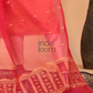 Pure Handloom Muslin Jamdani Dupatta With Imperial Red  - 013