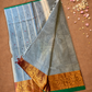 Chettinad Cottton Saree With Lava Gray