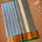 Chettinad Cottton Saree With Lava Gray