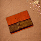 Chettinad Cottton Saree With Honey Orange