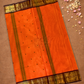 Chettinad Cottton Saree With Honey Orange