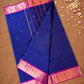 Chettinad Cottton Saree With Indigo Blue