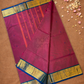 Chettinad Cottton Saree With Hot Pink