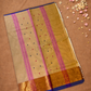 Chettinad Cottton Saree With Egg Nog Tan
