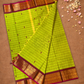 Chettinad Cottton Saree With Lime Green