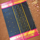 Chettinad Cottton Saree With Coal Black