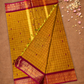 Chettinad Cottton Saree With Mustard Yellow