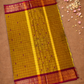 Chettinad Cottton Saree With Mustard Yellow