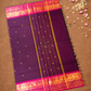 Chettinad Cottton Saree With Wine Red