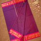 Chettinad Cottton Saree With Plum Purple