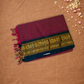 Chettinad Cottton Saree With Dark Pink