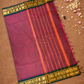 Chettinad Cottton Saree With Dark Pink