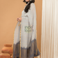 Space Black Jamdani 2-Piece Set Kurti & Dupatta (UNSTITCHED) - 139