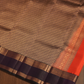 Silk Mark Certified Handloom Kanjivaram Silk Saree  |  Burnt Orange