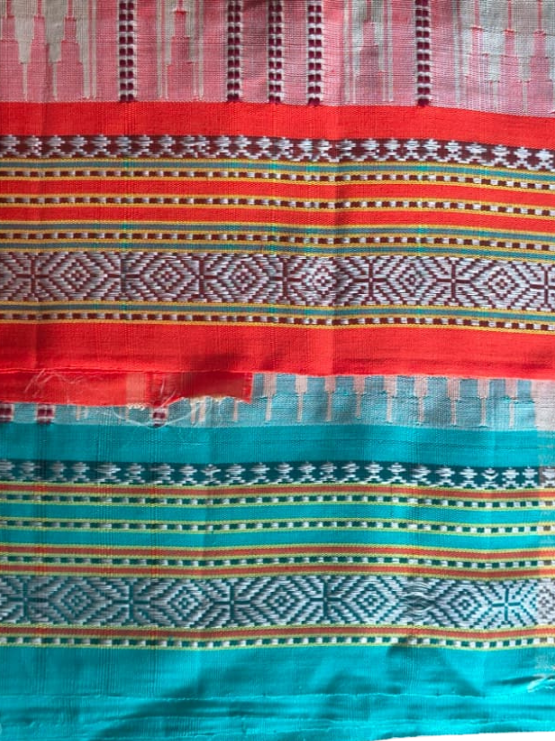 Handwoven Pure Vidarbha Tussar Silk Saree  |  Snow White