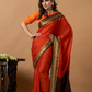 Classic Mysore Semi Silk Saree | Burnt Orange