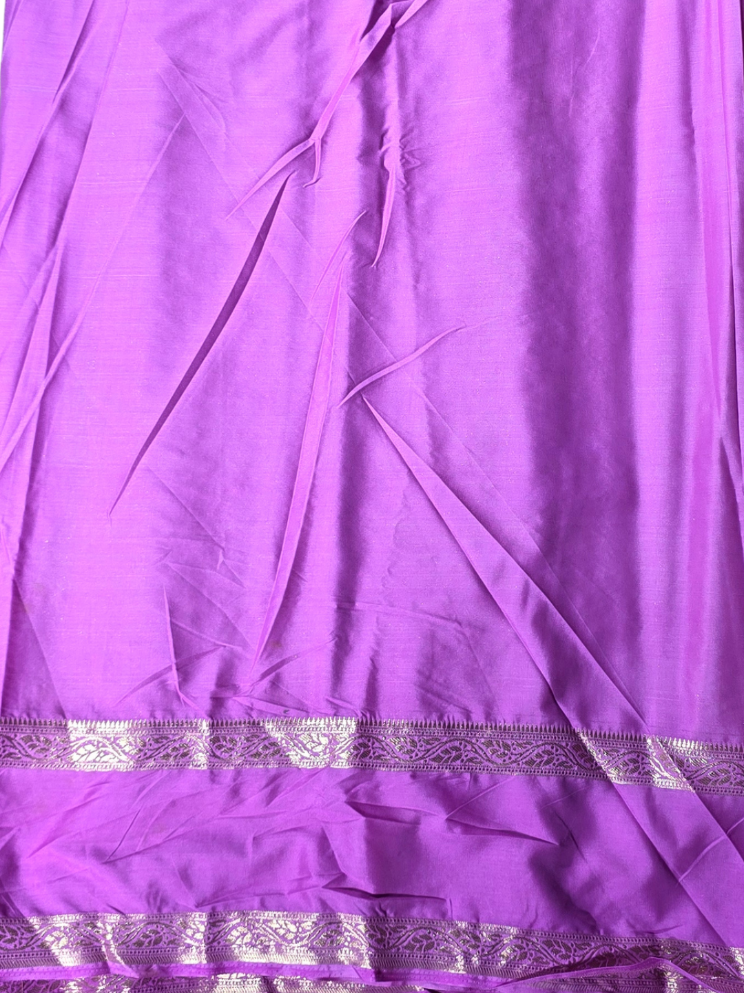 Classic Mysore Silk Saree  |  Silver Grey