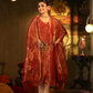 Apple Red Tissue 2-Piece Set Kurti & Dupatta (UNSTITCHED) - 311