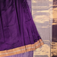 Chanderi Silk Saree With Wine Purple