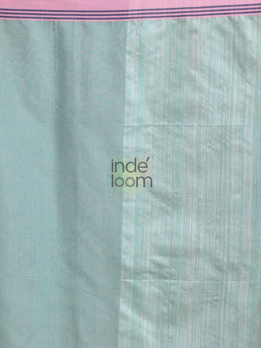 Jamdani Saree With Aqua Blue - 140